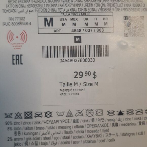 Nwt Zara Silvertone Statement Starfish Earrings - Picture 5 of 10